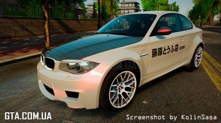 BMW 1M Coupe 2011 Fujiwara Tofu Shop Sticker